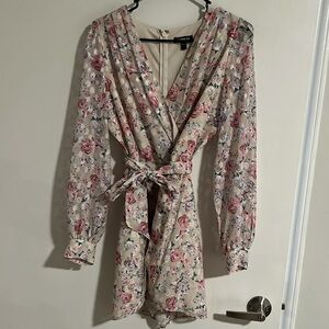 Express floral romper size small